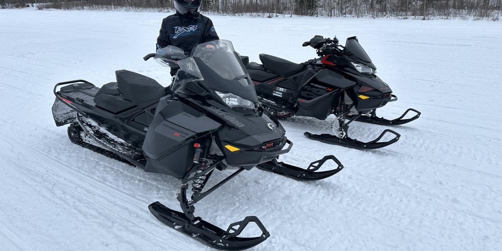 Snowmobiling in Manitoba